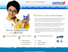 Tablet Screenshot of jupiterpharma.in